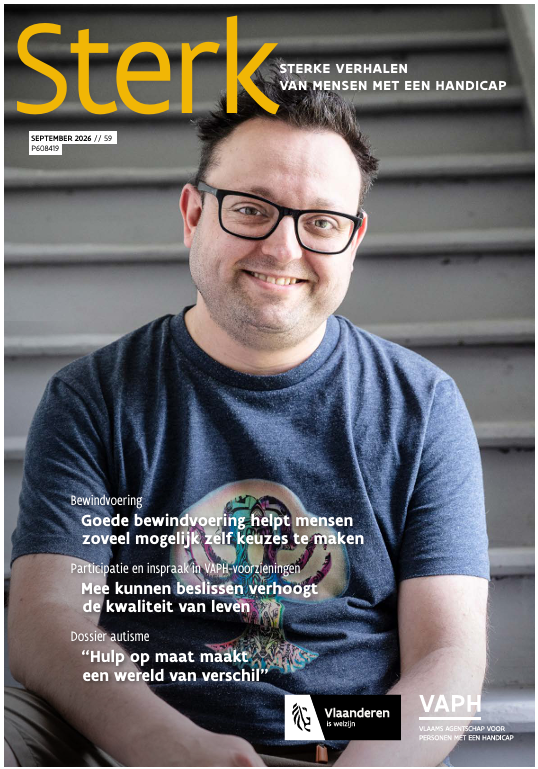 Peter getuigt in het tijdschrift 'Sterk' Peter getuigt in het tijdschrift 'Sterk'